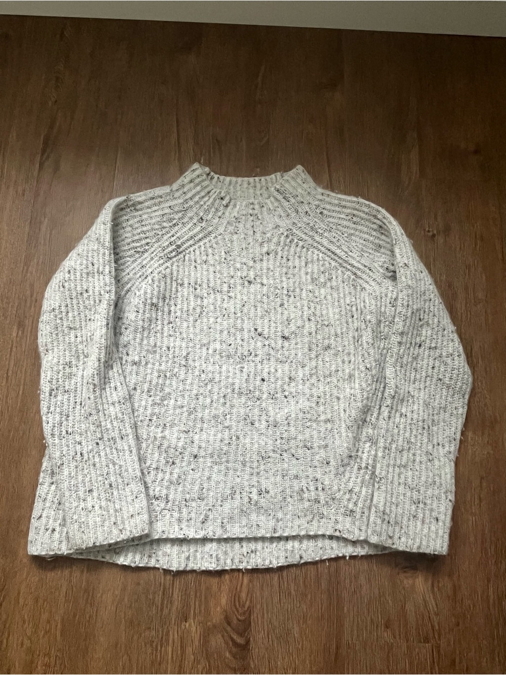 Madewell Donegal Northfield Mockneck Sweater Size M with Matching Beanie Hat - Picture 3 of 4